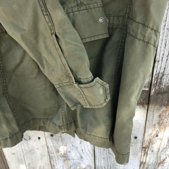 Madewell Zip Up Coat Military Jacket - Picture 8 of 10
